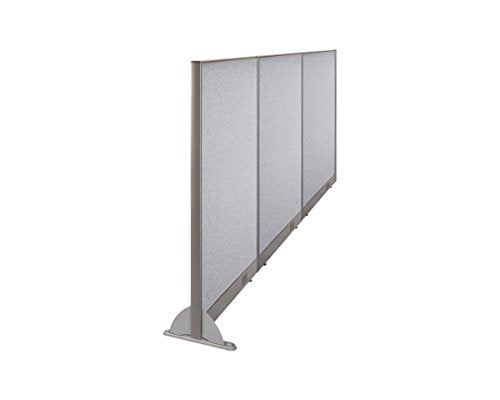 GOF Wall Mounted Office Partition, Large Fabric Room Divider Panel - 108" W x 60" H