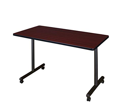 Regency Seating Kobe 48x24 Mobile Training Table, Mahogany