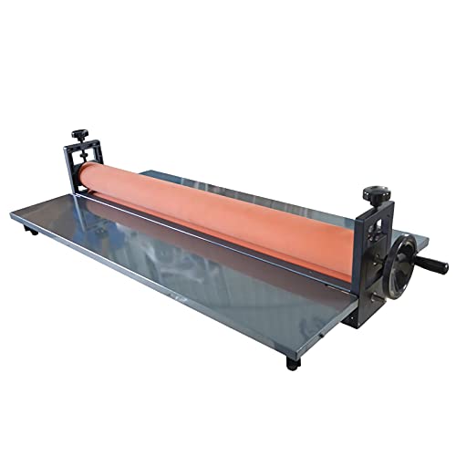INTSUPERMAI 39inch Manual Cold Roll Laminator Machine with Hand Crank Pressure