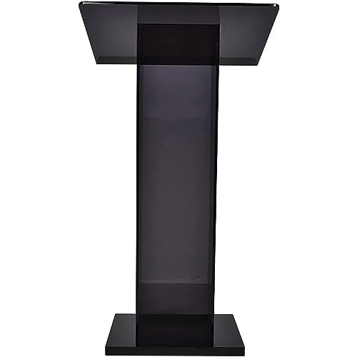 PHOLK Large Acrylic Podium Lectern Singing Stand Vertical Church Pulpit