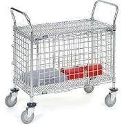 Omega 24" Deep x 36" Wide x 39" High Security Utility Cart
