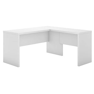 Office by kathy ireland Echo L Shaped Desk in Pure White