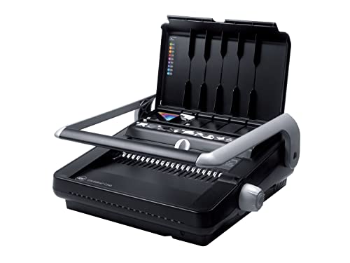 GBC CombBind C340 Binding Machine, 25 Sheet Punch Capacity, 450 Sheet Binding Capacity, A3/A4/A5, Black - 4400420