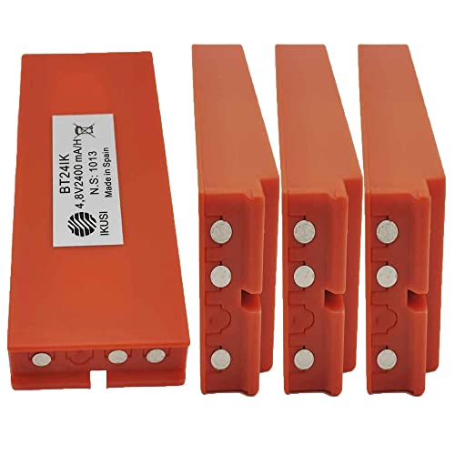 Generic Universal Replacement Battery (4-Pack) for Lifting Equipment Remote Control - 2400mAh 4.8V - BALOLO BT24IK BT20K BT24IK BT27K