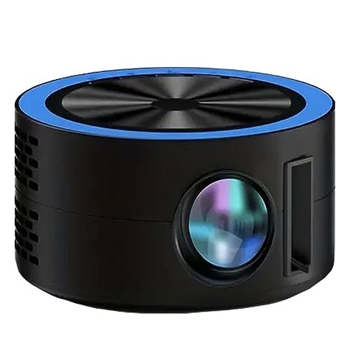 Byikun Portable 1080P Full HD Outdoor Movie Projector with USB HDMI & Remote Control #B