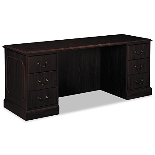 HON 94000 Series Kneespace Credenza, Mahogany 72x24x29.5