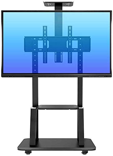 Goakwwuz TV Floor Stand with 2-Layer Tray for 55-75IN TV - Adjustable and Mobile (Size: 173cm/185cm)