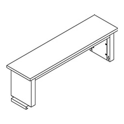 IAC Industries Instrument Shelf, ESD, 72"W, 500 lb Capacity