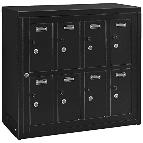 Global Industrial 8 Door Tablet & Cell Phone Charging Locker with Keyed Lock & Hasp