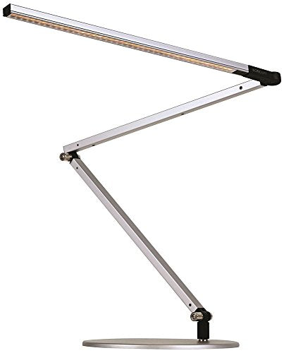 Koncept AR3000-CD-SIL-DSK Z-Bar - LED Desk Lamp with Base, Cool Light/Silver Finish