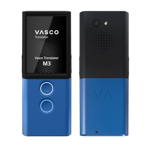 Vasco Electronics Vasco M3 Language Translator Device | Free Internet in 200 Countries | Photo Translation | European Brand