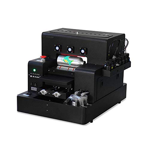 UV Printer A4 Size UV Flatbed Printer for Bottle, Phone Case, Lighter, TPU, PVC, Metal, Wood