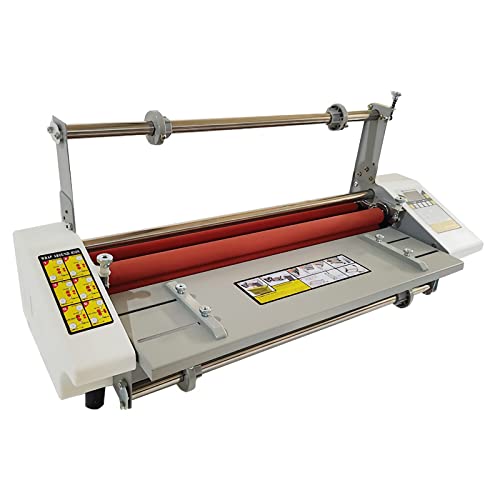 INTSUPERMAI Thermal Laminating Machine with Digital Display - Hot Cold Roll, Speed Adjustable, 13inch A3+