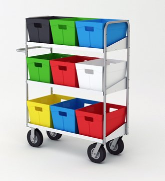 Charnstrom 52-Inch H Long Bulk Tote Cart (M123)