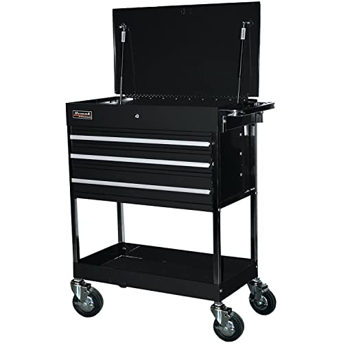 Homak Professional 34" Wide 3 Drawer Service Cart