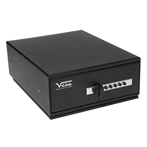 V-Line Slide-Away Security Safe, Semi-Flat Black