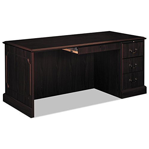 HON 94283RNN 94000 Series Mahogany "L" Desk - 66w x 30d x 29-1/2h