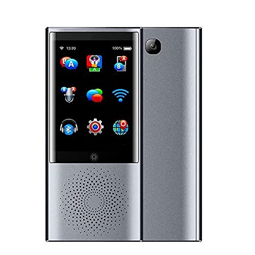 UsmAsk Language Translator Device, 2.8Inch Touch Screen, WiFi/Hotspot, 75 Languages, Grey