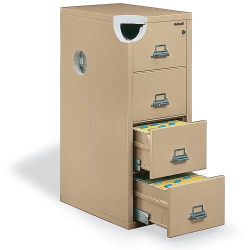 FireKing 4-2125-C 4 Drawer Legal Fire/Impact Resistant Vertical File