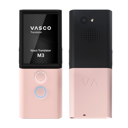 Vasco Electronics Vasco M3 Language Translator Device | Free Internet in 200 Countries | Photo Translation | European Brand