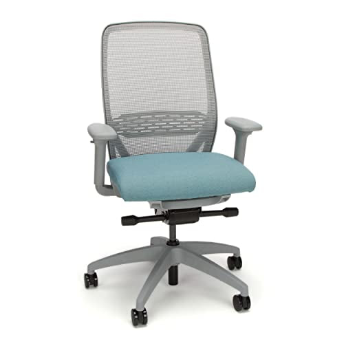 HON Nucleus Grey Ergonomic Office Chair with Synchro-Tilt Recline & Adjustable Lumbar Support