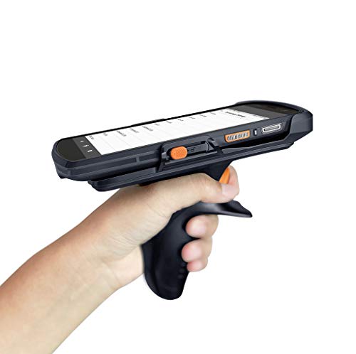 Archer Products Rugged 4G LTE Android Barcode Scanner Pistol Grip Handheld Mobile Computer 5" Touch Screen with Honeywell N6603 1D 2D Code Reader WiFi GPS