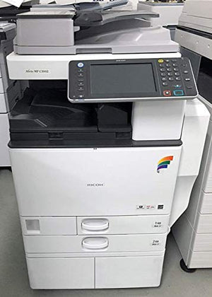 Refurbished Ricoh Aficio MP C3502 Color Multifunction Printer - 35 ppm, Tabloid-size, Copy, Print, Scan, Duplex, ARDF, 2 Trays with Stand (Certified Refurbished)