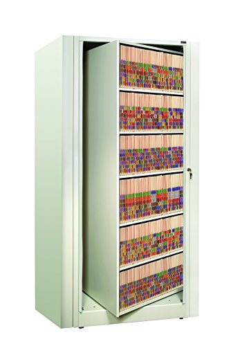 Datum Storage Ez2 Rotary File Shelving 6 High Legal Depth Locking Starter Black