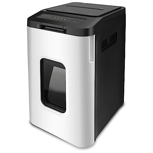 Aurora Commercial Grade 400-Sheet Auto Feed High-Security Micro-Cut Paper Shredder