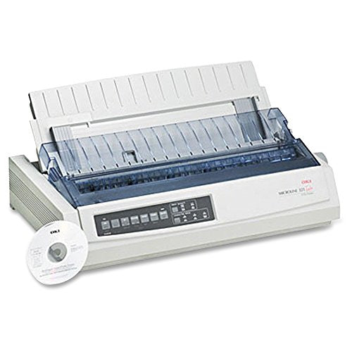 OKI MICROLINE 321 Turbo Dot Matrix Printer - 9-pin - 435 cps Mono - 288 x 144 dpi - Parallel, USB