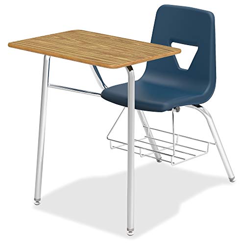 Lorell Student Combo Desk, 24"x34"x31", 2/CT, Navy