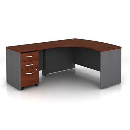 bbf Series C 3-Piece Left-Hand Computer Bow Desk