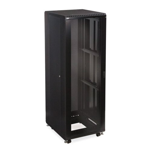 Kendall Howard Linier Glass and Solid Doors Server Cabinet 37U