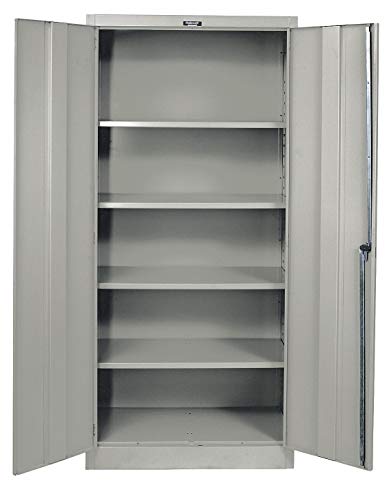Hallowell Commercial Storage Cabinet - 48" Wx18 Dx72 H - Gray