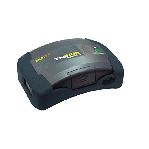 EARTEC HUB5S UltraLITE Wireless System for 5 Users - Full Duplex Transceiver Base Station with 5-Pack ULSR Single-Ear Headsets