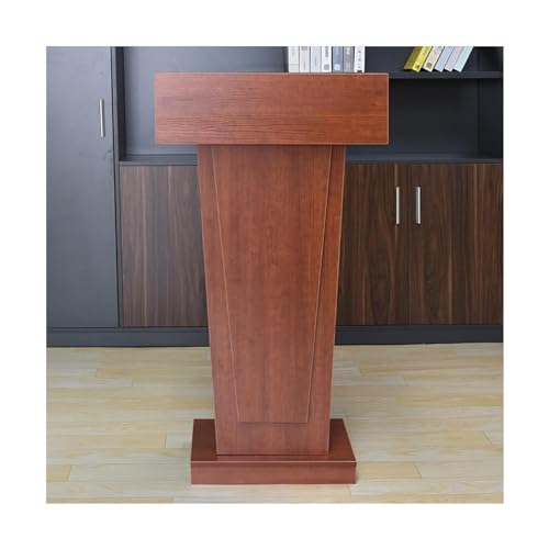 WooDeY Lectern Podium Stand with Open Storage - 60cmx113cm