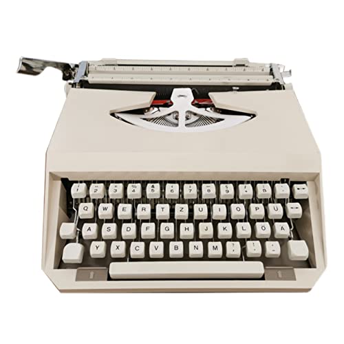 Amdsoc Old Fashioned Typewriter - Nostalgia Collectible Gift with Ribbon and Box