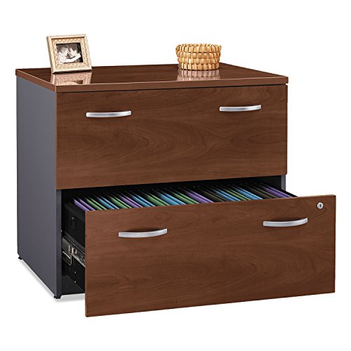 Bush Business Furniture Series C Lateral File Cabinet in Hansen Cherry
