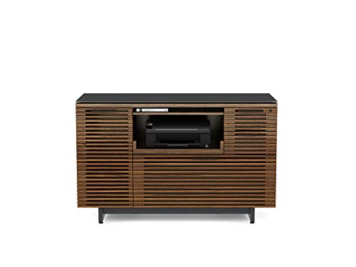 BDI Furniture Corridor Office 6520 Multifunction Cabinet, Natural Walnut
