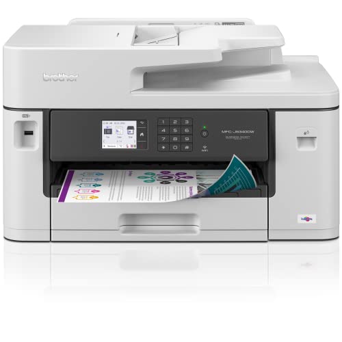 Brother MFC-J5340DW Color Inkjet All-in-One Printer | 11”x17 (Ledger) Printing
