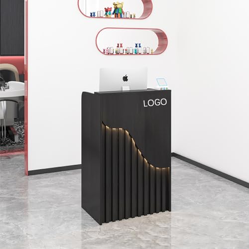 ZXLBTNB Reception Desk L-Shaped Cashier Checkout Counter Simple Modern Restaurant Small Front Desk Shop Cabinet