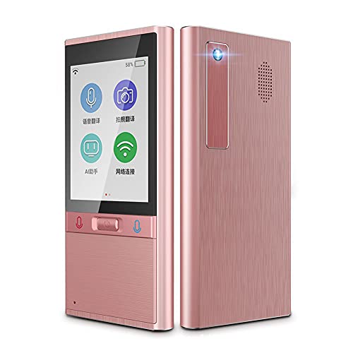 UsmAsk Language Translator Device, 2.8 Inch Touch Screen, 106 Languages, 70 Accents, Voice/Recording/Photo Camera, Instant Translation - Travel, Business, Learning - Gift