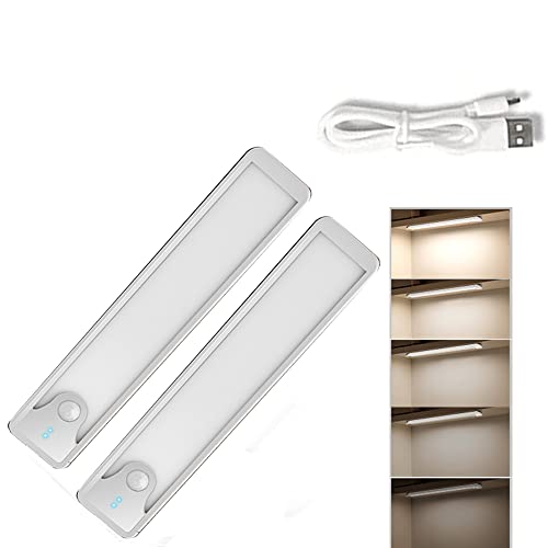 None LED Closet Light Wireless Cabinet Stair Step Bar USB Rechargeable
