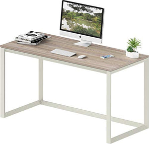 SHW Triangle-Leg Home Office Computer Desk, Oak
