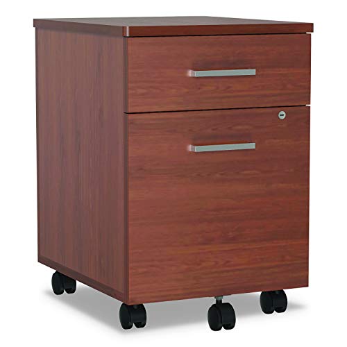 Linea Italia Trento Line Mobile Pedestal File, 2-Drawer, Cherry - Legal/Letter Size