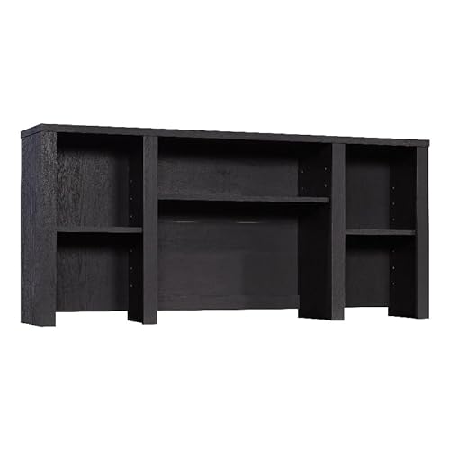 Pemberly Row Raven Oak Computer Hutch - Engineered Wood