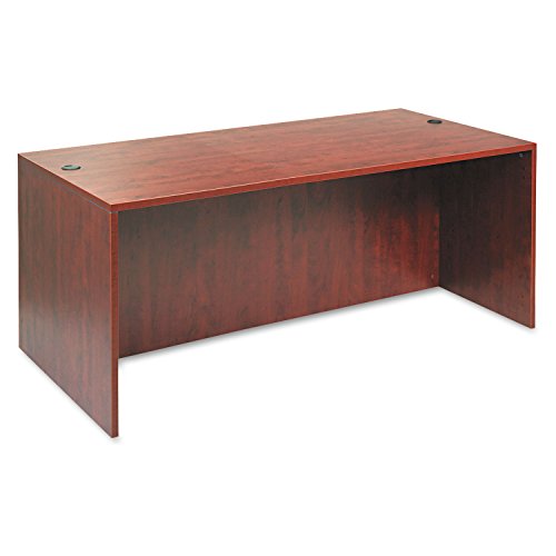 United Stationary Alera Valencia Series Straight Desk Shell, 71w X 35 1/2d X 29 5/8h, Med Cherry