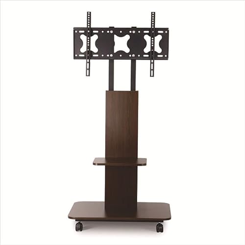 OLLiNs Floor TV Stand for 32-65 Inch Flat Screen TVs - Height Adjustable & Mobile Cart Stand
