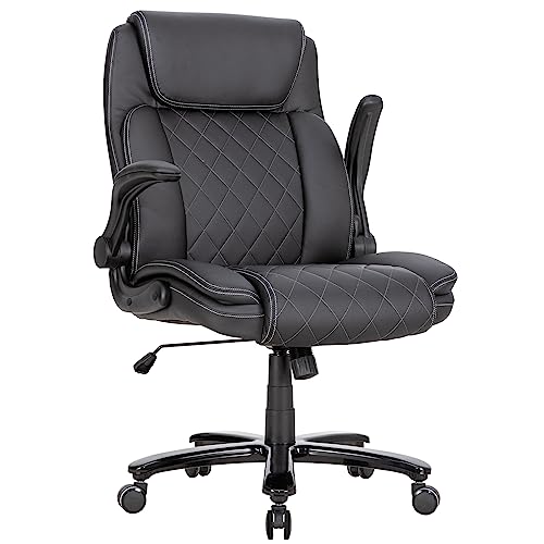 Okeysen Ergonomic Executive Office Chair 400lbs Home Desk Leather Chair