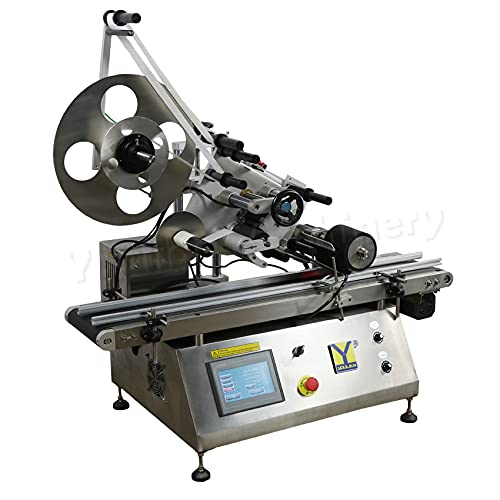 YOU LIAN Tabletop Label Applicator Flat Plane Square Labeling Machine Top Labeler